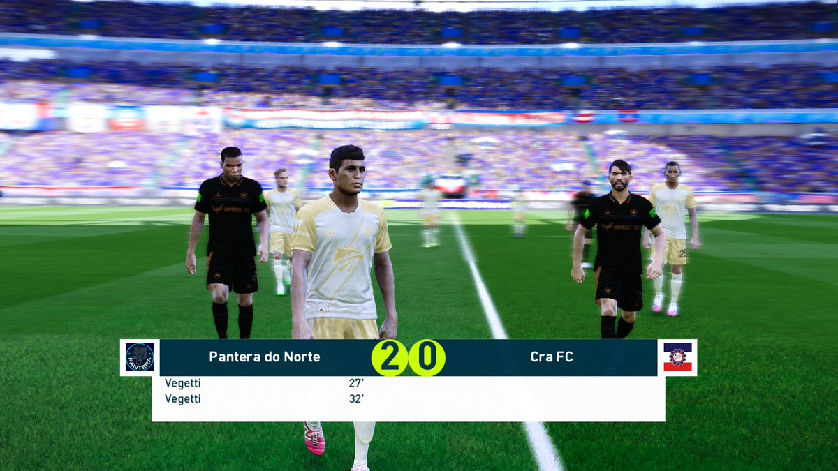 Fim de primeiro tempo. 

Pantera do Norte vai se tornando campeão da Copa NorNordeste!

#PANxCRA