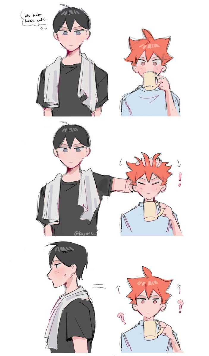 omg heres some kagehina I didn't bother posting #kagehina #haikyuu