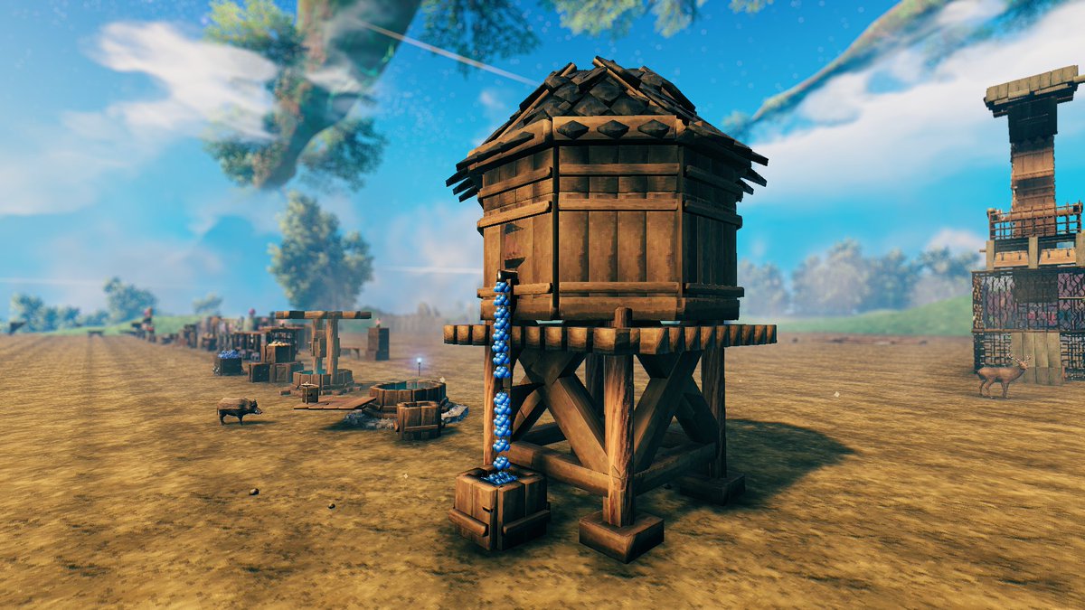 A decorative build for the farm😀😃#valheim