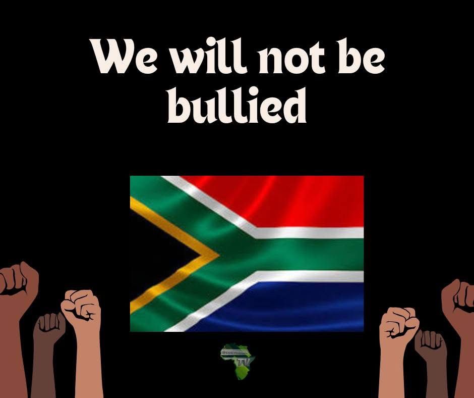 Jimmytriey HB'James (@hclutchywao) on Twitter photo Stay away from #SouthAfrican affairs. Mr <a href="/realDonaldTrump/">Donald J. Trump</a>!!! Not even a 100 days in office yet, The world is sick of you already! Stay away from #SouthAfrican affairs. Mr <a href="/realDonaldTrump/">Donald J. Trump</a>!!! Not even a 100 days in office yet, The world is sick of you already!