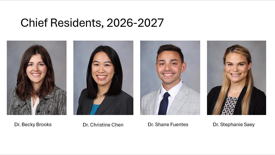 Mayo Clinic Internal Medicine Residency Rochester (@mayomn_imres) on Twitter photo We are SO thrilled to announce our PGY2s who have been selected to be our rising rising chief residents for the 2026-2027 year at Mayo Clinic Rochester’s IM program!
We have no doubt they will be an excellent team together! Join us in congratulating them! 👏👏👏 <a href="/CaThompsonMD/">Carrie Thompson, MD</a> We are SO thrilled to announce our PGY2s who have been selected to be our rising rising chief residents for the 2026-2027 year at Mayo Clinic Rochester’s IM program!
We have no doubt they will be an excellent team together! Join us in congratulating them! 👏👏👏 <a href="/CaThompsonMD/">Carrie Thompson, MD</a>