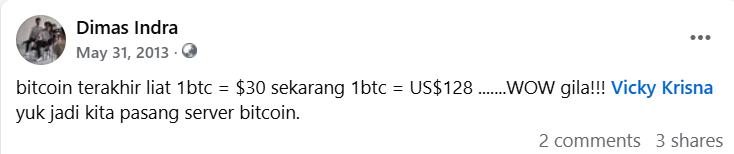 dimasip's tweet photo. postingan 2013 dulu, jaman bitcoin masih seratusan.
mau bilang mining = pasang server😅
#bitcoin #btc https://t.co/rtcouHbCIv