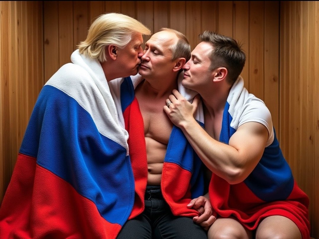 Phoenix Wise & The Resistance โ โ๐ฝ (@thegr8illusion) on Twitter photo <a href="/thejackhopkins/">Jack Hopkins</a> no, Putin is the U.S. president.
either way, convicted sex offender, liar, election and financial fraudster, and felon Donald tRump who is the worst and most destructive/deadliest president ever belongs in prison for life to rot and die for his crimes. <a href="/thejackhopkins/">Jack Hopkins</a> no, Putin is the U.S. president.
either way, convicted sex offender, liar, election and financial fraudster, and felon Donald tRump who is the worst and most destructive/deadliest president ever belongs in prison for life to rot and die for his crimes.