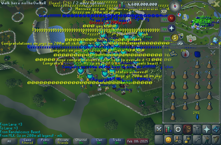 200m all!