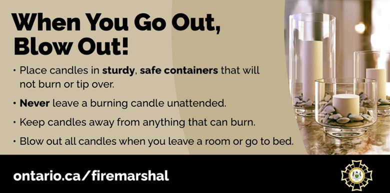 Whether you're getting ready for Valentines Day or just enjoying a new candle, stay safe with these tips: 
 
🔥 Never leave candles unattended – always blow them out when you leave the room. 
🔥 Keep candles 1 foot away from anything flammable like curtains or decorations.
