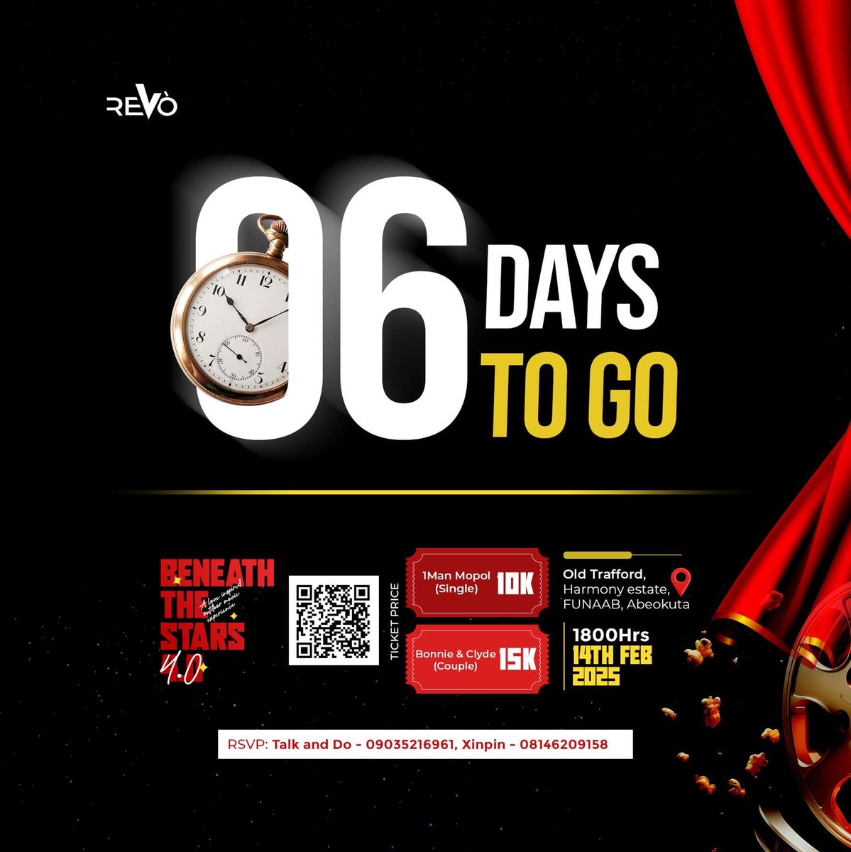 the_millenium1's tweet photo. It's Officially 6 days to The Biggest Outdoor Event in Abeokuta!
You don't want to miss out on the Beneath The Stars experience; music, comedy, movies and lots more!
Cop your tickets here before it closes: https://t.co/pU1onvyD8T
#BeneathTheStars
#BTS4.0
#6days2go https://t.co/0572IrqnAw