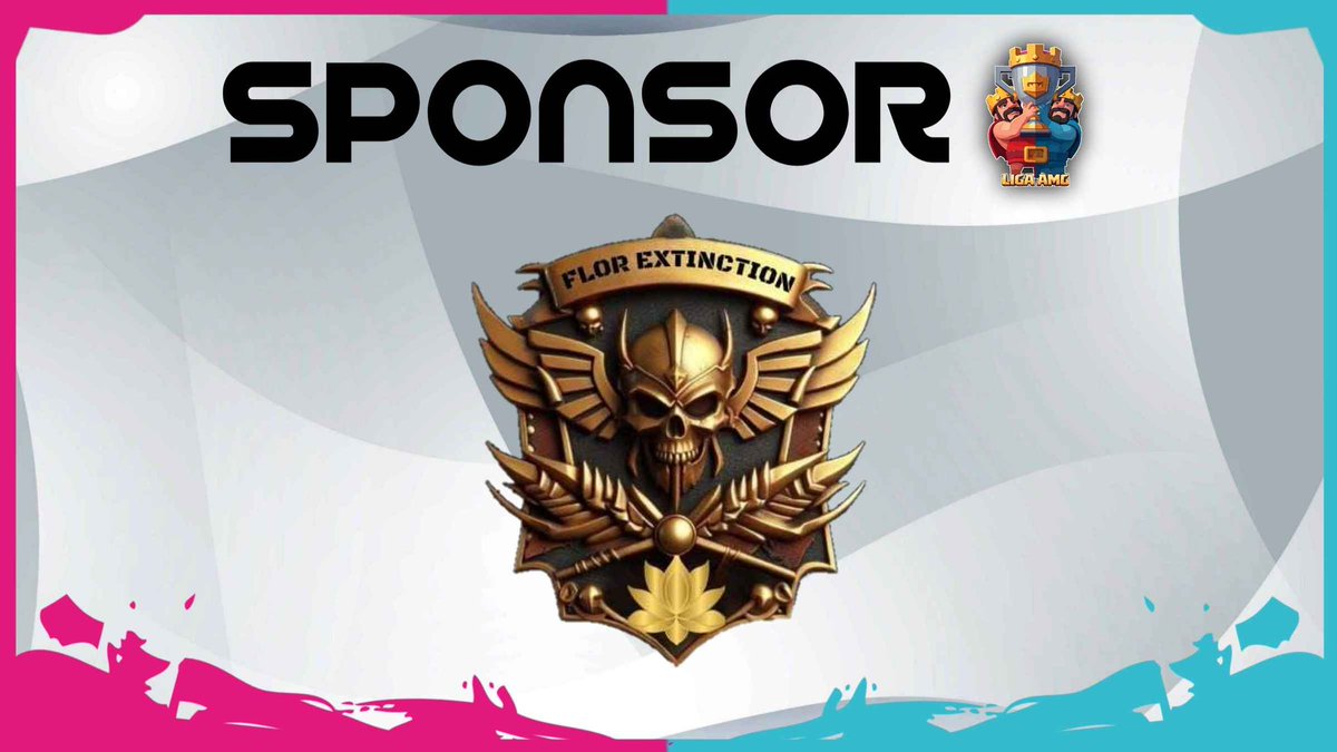 #AMGLeague🏆

Llegan los más grosos de la arena actualmente, se presentan como Sponsor de esta gran edición de parejas en 2c2. Agradecemos mucho la confianza puesta en nuestro trabajo constante en la comunidad...
<a href="/CRFlordeLoto/">CR Flor de Loto</a> <a href="/Pro_Extinction/">Pro Extinction Gaming</a> Bienvenidos 🙌🏼

#ClashRoyale👑 #2v2⚔️