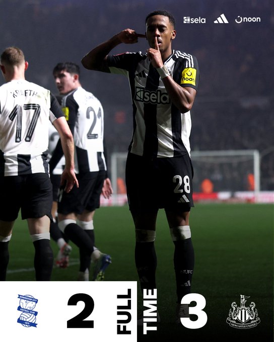 FULL-TIME | BCFC 2 NUFC 3