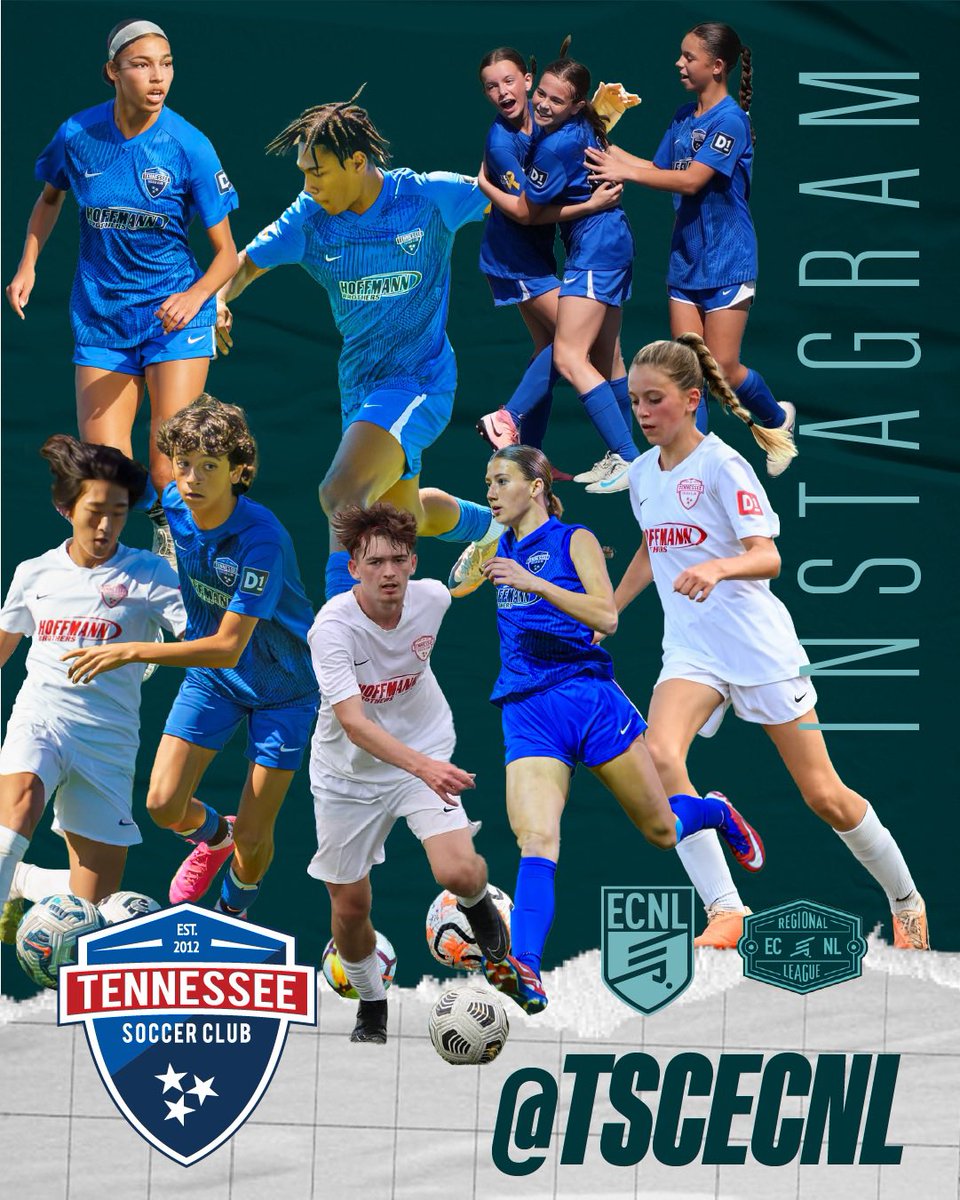 Tennessee Soccer Club ECNL (@tscecnl) on Twitter photo 🚨We’re on Instagram!🚨
Follow us on IG at <a href="/TSCECNL/">Tennessee Soccer Club ECNL</a> for up to date info on our ECNL and ECNL RL boys and girls teams, players (current and former!) and coaches! 🚨We’re on Instagram!🚨
Follow us on IG at <a href="/TSCECNL/">Tennessee Soccer Club ECNL</a> for up to date info on our ECNL and ECNL RL boys and girls teams, players (current and former!) and coaches!