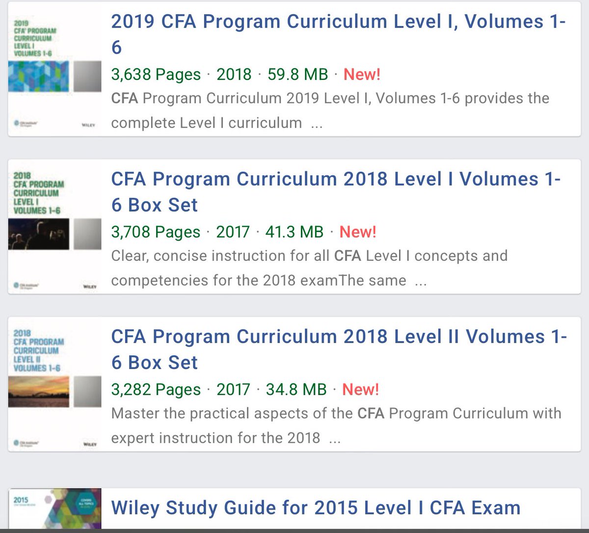 #المالية 📉

حاب تكون محلل #مالي معتمد دولياً 🌍
و حاب تعرف اكثر عن الشهادة المهنية #CFA 

هذي كُتب مصادر متنوعة ومعتمدة من معهد CFA 📚📘

وطبعاً الكُتب باللغة #الانجليزية 

- بتفيدكم فضلوها 💯👌🏼📉

🔗 رابط تحميل الكُتب: 👇🏻

pdfdrive.com/cfa-books.html