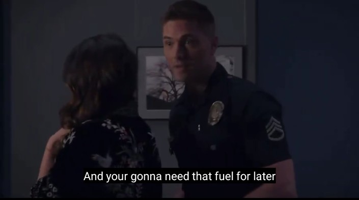 bootbradford's tweet photo. ONE YEAR LATER, that's their formula. we didn't get to see their first bed/morning scene last season, because they keep it for this season 😏 (let me live in my own dream) #chenford https://t.co/wc8fBBO8MC