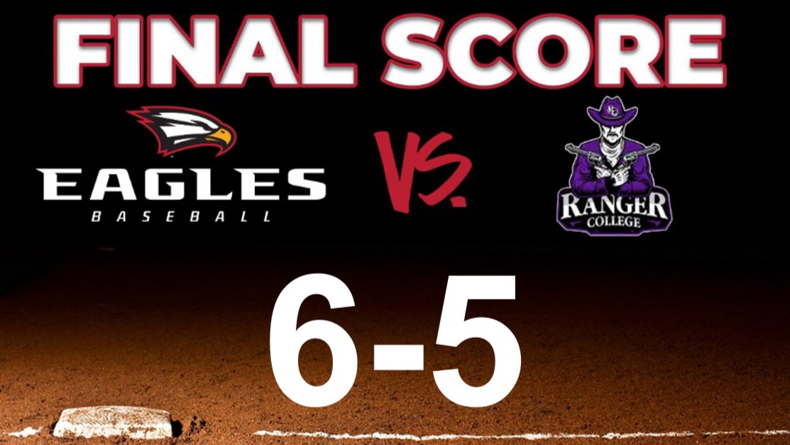 Derek Fermaint gets his third walk-off RBI of the season as Polk State Baseball takes the first game of the doubleheader from Ranger College!

The second game gets underway shortly.

#SoarEagles🦅