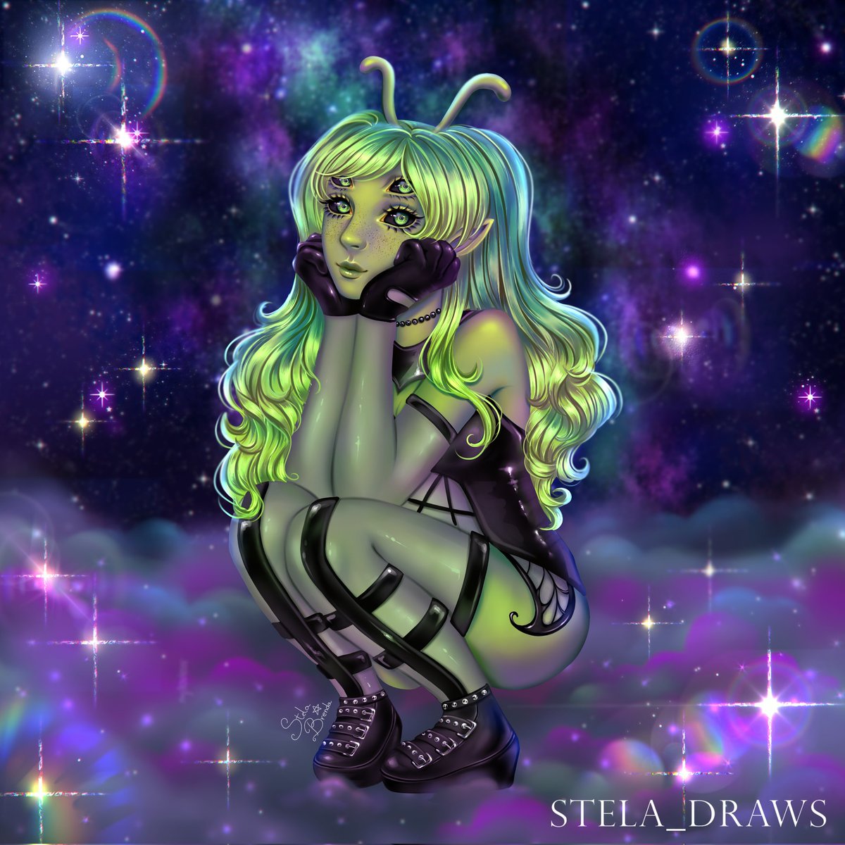 🌟 OPEN FOR COMMISSIONS 🌟

Bust: $85
Half body: $100
Knee up: $120
Full body: $150

More information and past commissioned artworks: steladraws.carrd.co

🩷 + 🔄 = are appreciated