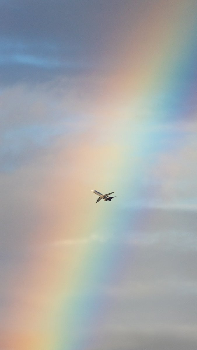 HawaiianAir's tweet image. Another day, another rainbow showing off in Hawai‘i 🌈💜
📸: @kevins_sidekick