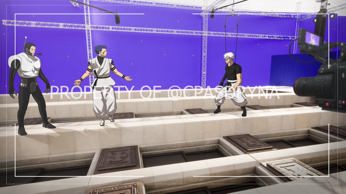 📷Leaked Jujutsu Kaisen filming set 📷