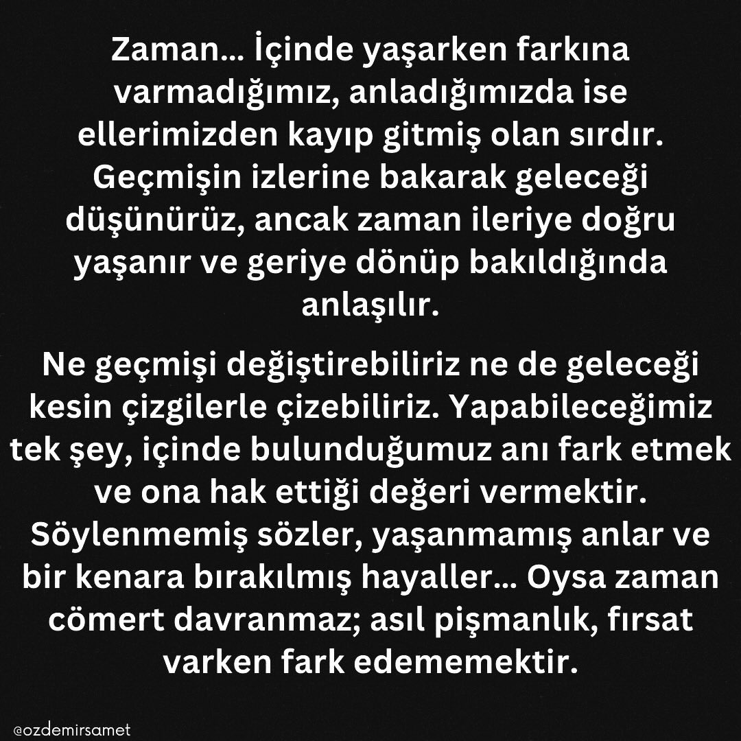 ozdemirsamet's tweet photo. Zamanın Sessiz Gerçeği. https://t.co/5RlOMqFLBX