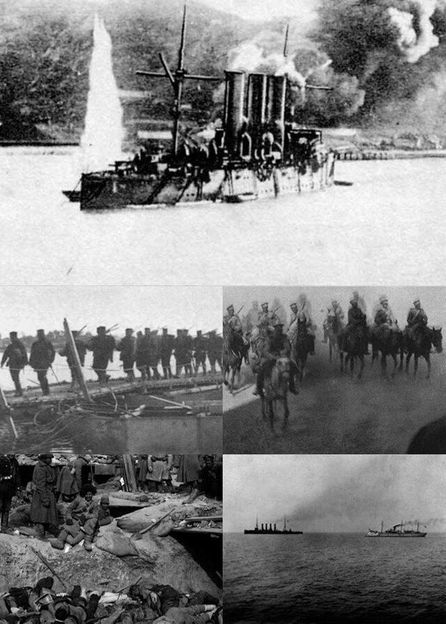 Gaurko egunez 1904an Indar japoniarrek ezusteko eraso bat egin zuten errusiarrek kontrolatutako Port Arthurren aurka, gerra errusiar-japoniarrari hasiera emanez. eu.wikipedia.org/wiki/Errusia-J…