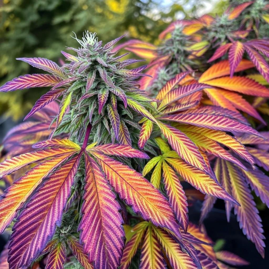 Do you know why cannabis leaves turn this color? 🤔