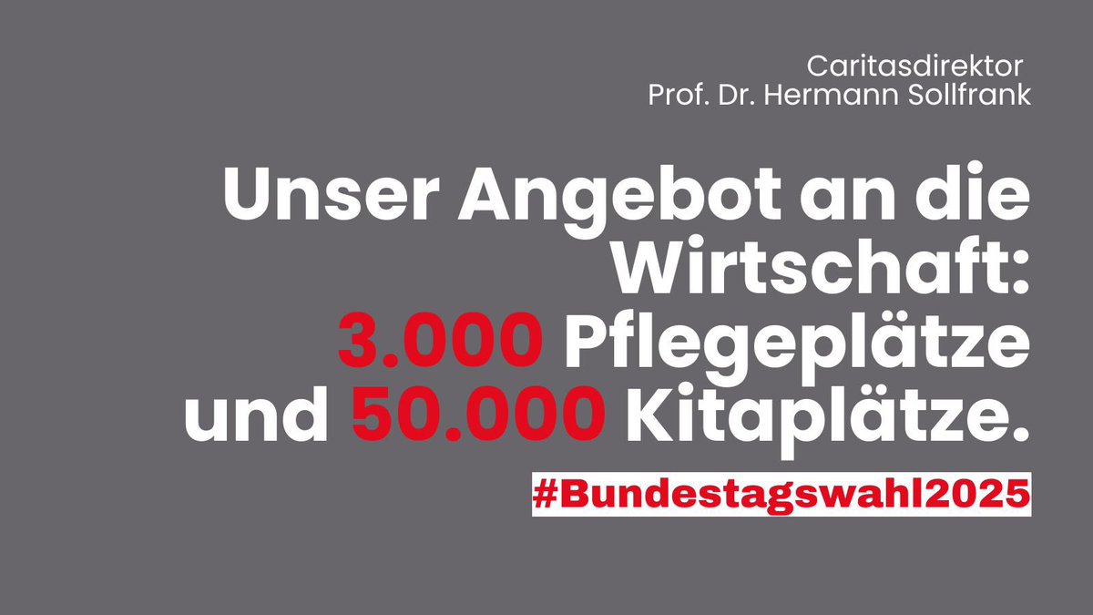 Müssen #Kitas wegen #Personalmangel oder mangelnder #Finanzierung schließen, fehlen die Eltern dem Arbeitsmarkt. Ohne #Kitas steht die #Wirtschaft still. 

#bundestagswahl #sozialearbeit #Wahl2025 

👉…nd-themen.caritas-nah-am-naechsten.de/de/sozialpolit…