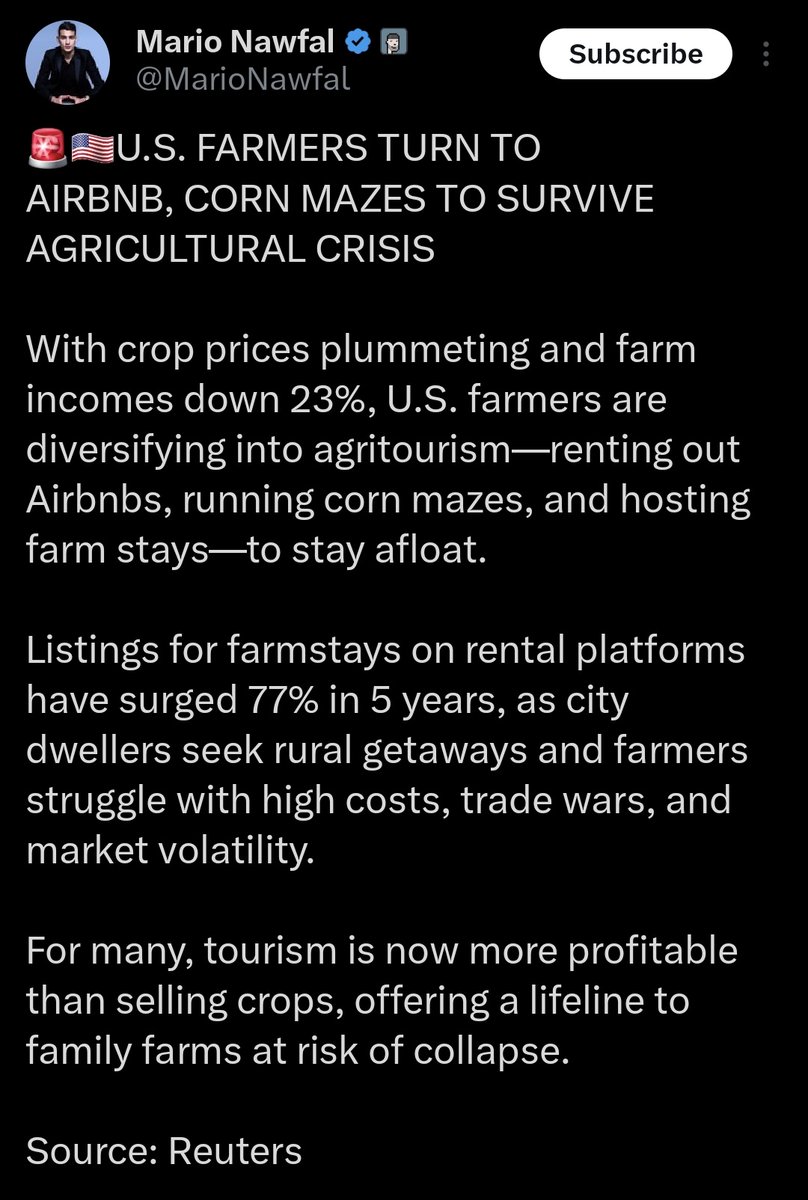 LBuhlerh's tweet photo. This whole thing was to rescue American farmers we see you, Donald, but nonetheless, they must go and live in a pigstall. They have free pass. https://t.co/ANTOyndcdl