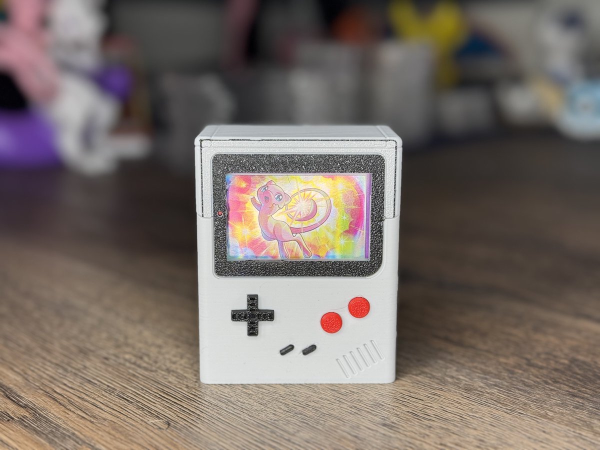 PokeTeeJay's tweet image. Gameboy style deck box 👾 
#3DPrinting