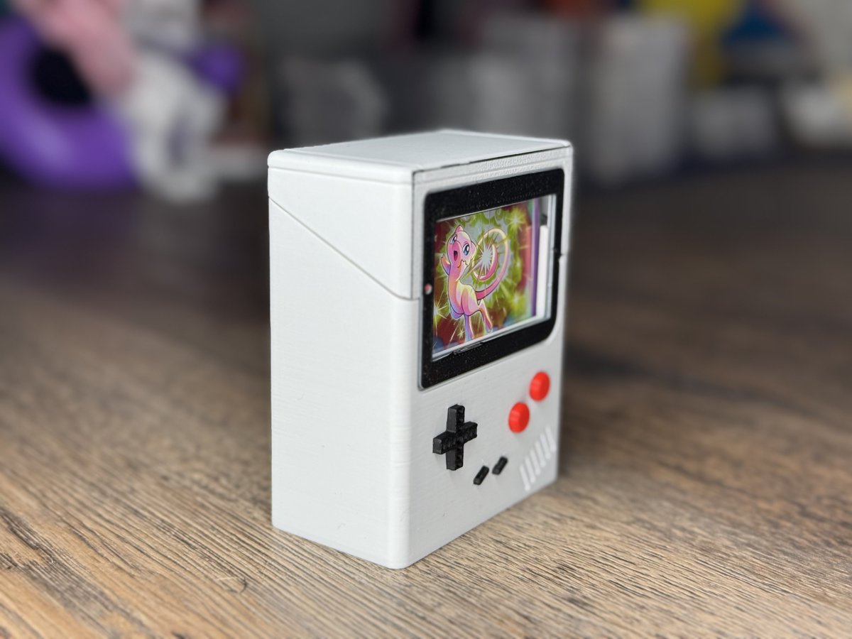 PokeTeeJay's tweet image. Gameboy style deck box 👾 
#3DPrinting