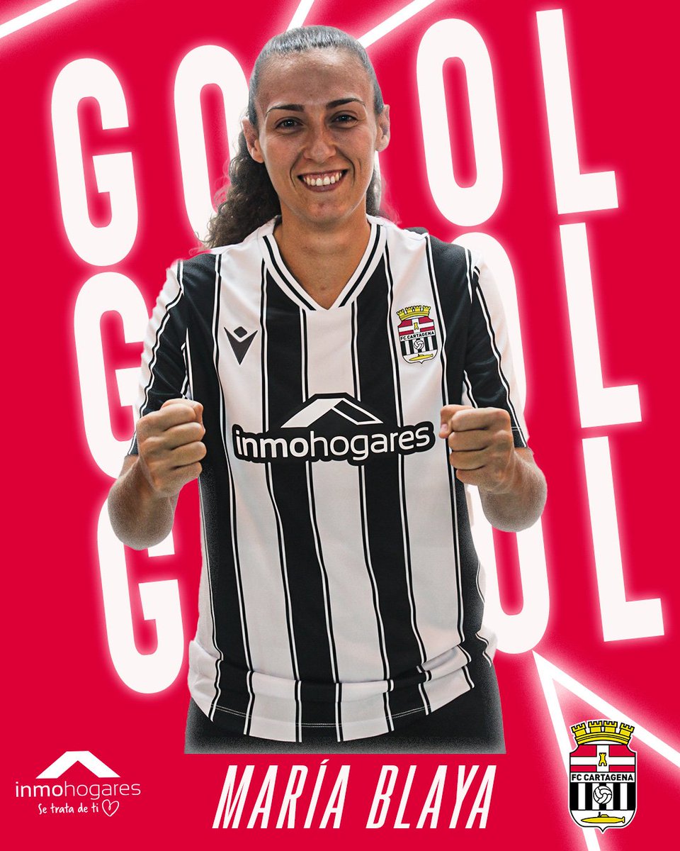 FCC_Cantera's tweet photo. FEMENINO | 3️⃣-0️⃣

46' | ¡¡GOOOOOL DEL FC CARTAGENA!! Maria Blaya pone distancia en el marcador con un golazo de corner directo.

#CartagenaMazarron
#CorrerYCreer https://t.co/sEEZnbWRt2