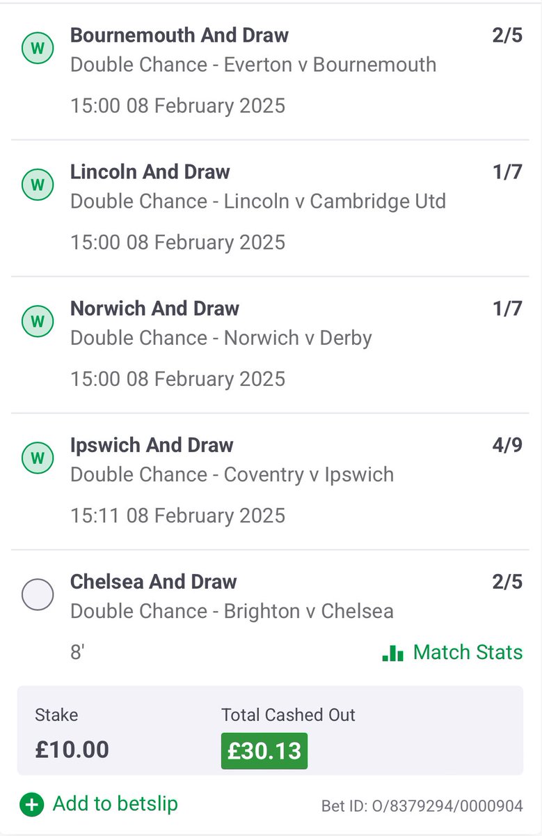 Light win! Safe bet comes through.. 

#SportsGambling #FACup