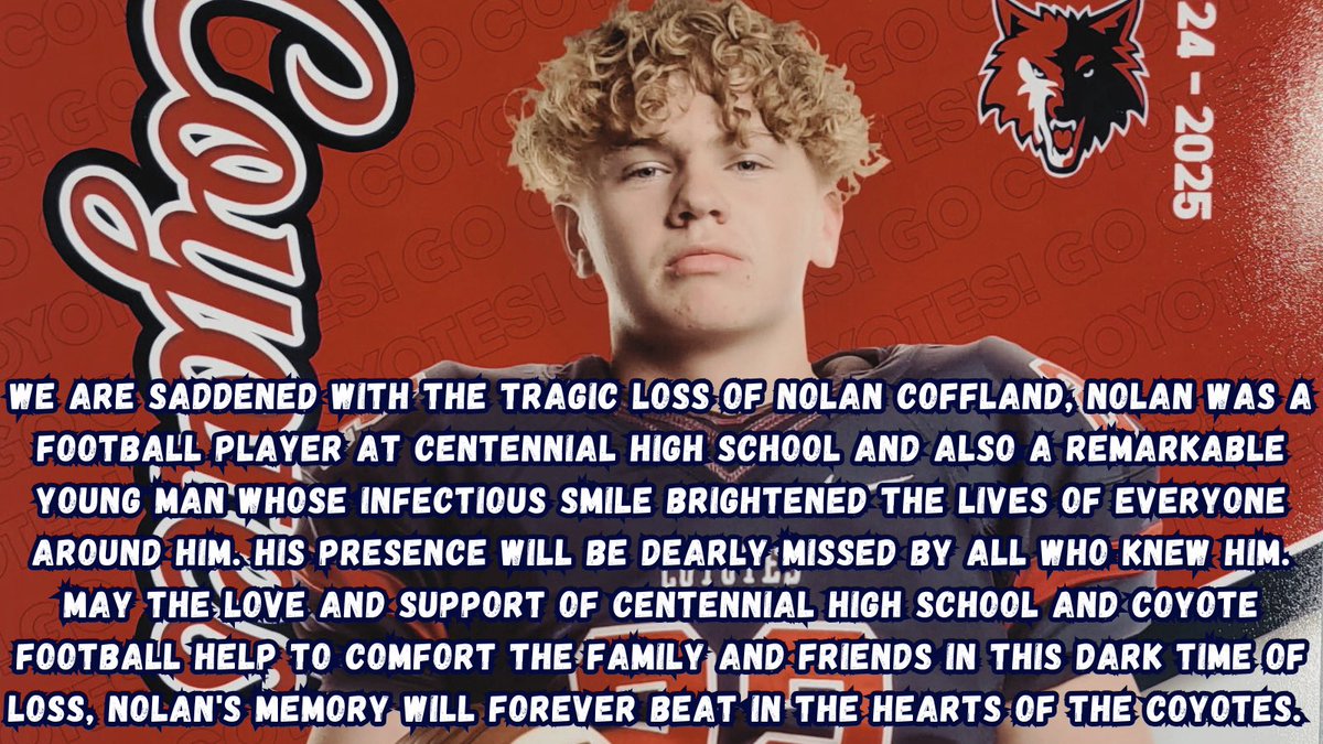Centennial Coyotes Football tweet media