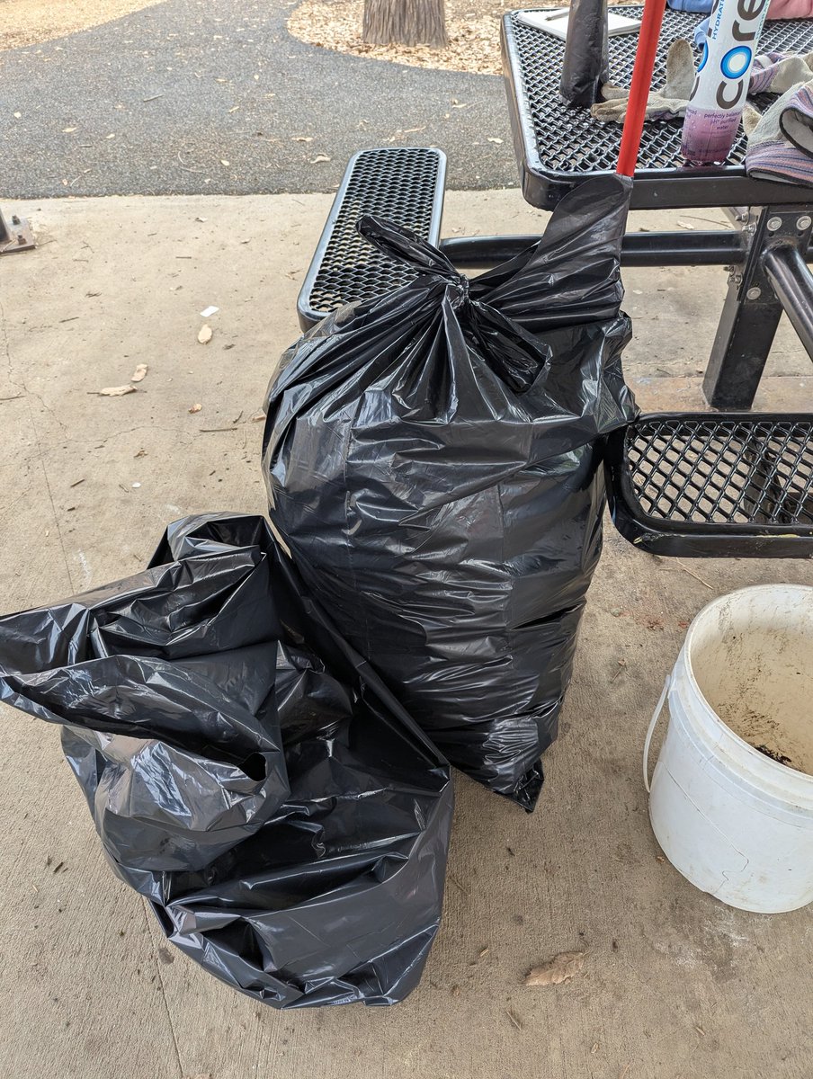 crferrie's tweet image. Met up with a couple of local community members and cleaned up our streets this morning! I think the ducks and geese will be happy all of this litter is now gone! #sustainableactions #neighbourhoodcleanup #BeB3TR