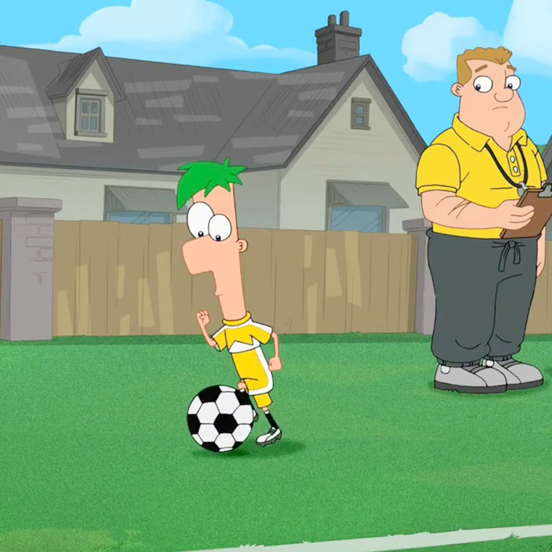 oh this isn’t the type of football you guys are talking about today??? #phineasandferb