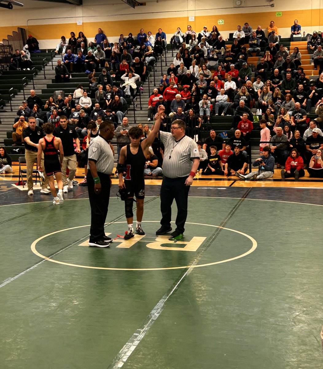 Congratulations Jon Testa 124 lb Section V Champion! #WeAreHilton 🤼🍎