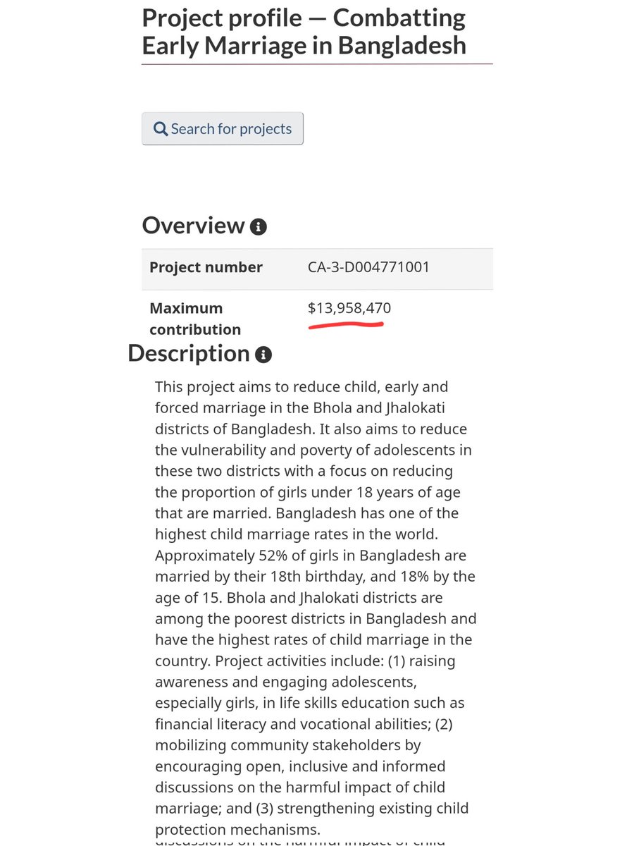 KirkLubimov's tweet photo. Unreal...

Canadian tax payers have spent almost $14M to try and teach Muslims in Bangladesh not to marry kids.

Didn't seem to have worked out... https://t.co/LpKHTYwWN0