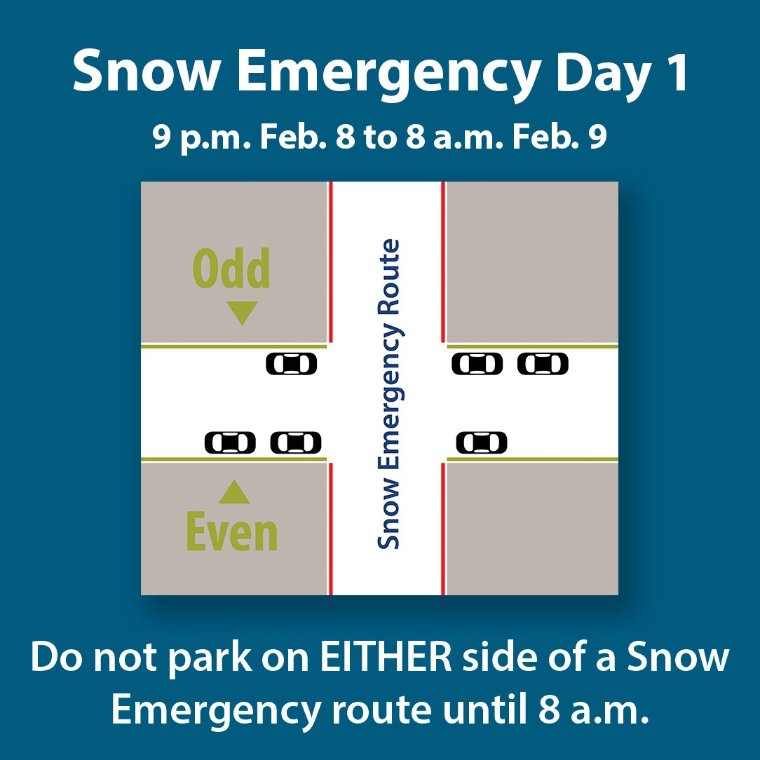 Minneapolis Snow Emergency tweet media