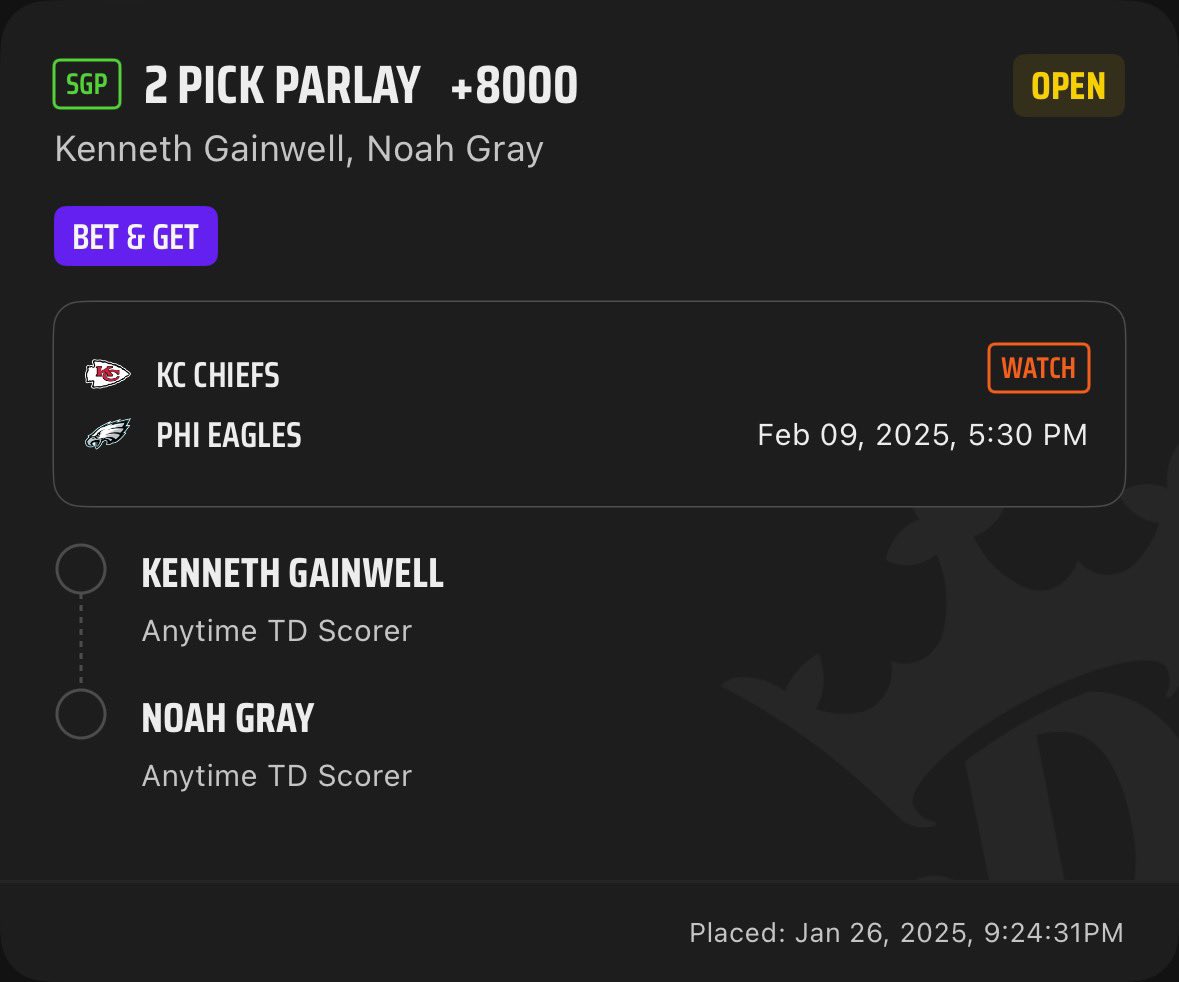 PFrey73's tweet photo. @DKSportsbook #LetDKCook https://t.co/WtKCKL9f2U