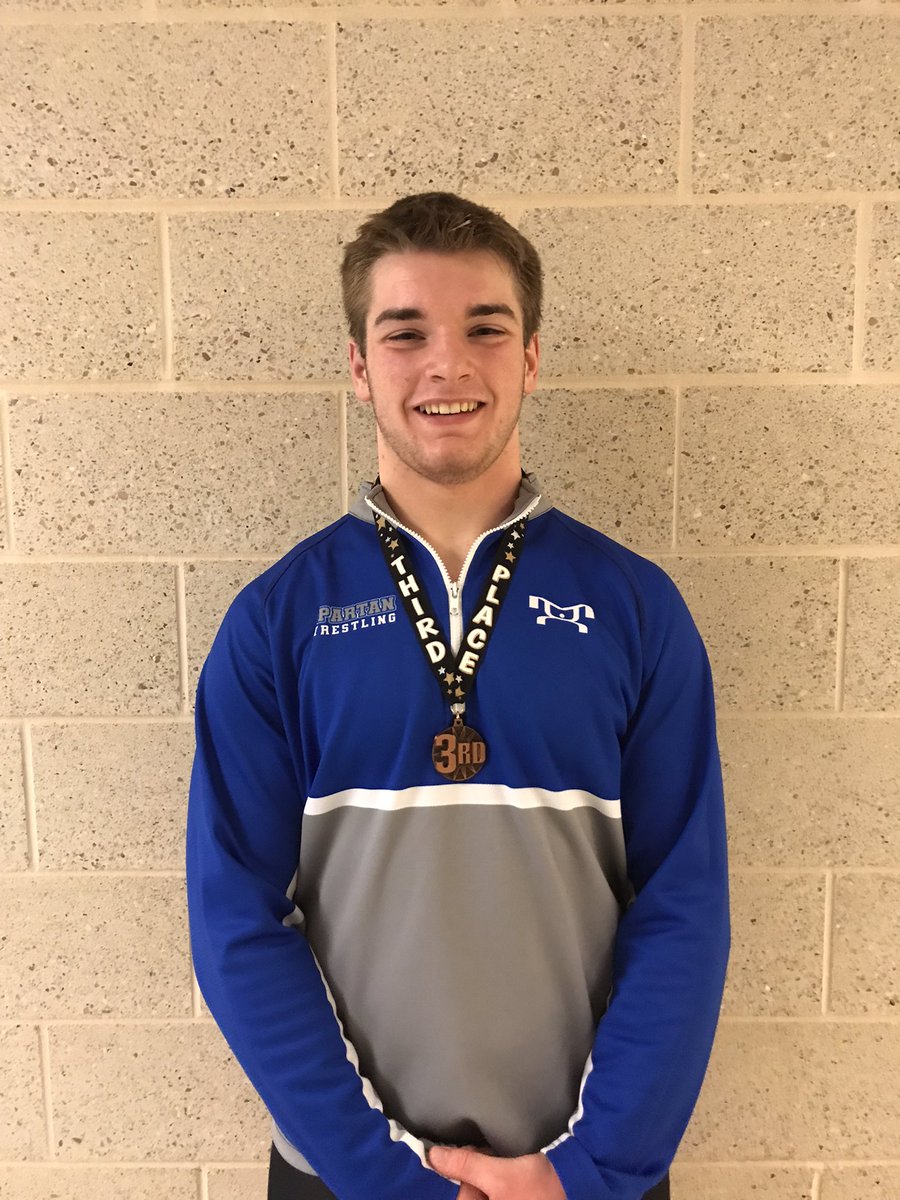 Congratulations Ryan Miller! District 3 JV 3rd place at 215lbs. 

Other JV tourney results: 

Brandon Shain 3-2
Matthew Fox 1-2
Sincere Espada 0-2
Justin Eberly 2-2
Miguel Candelaria 2-2