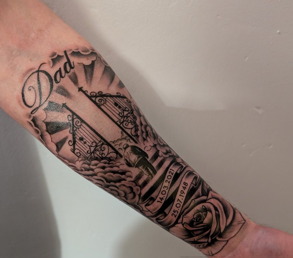 First tattoo.. completed it mate !!