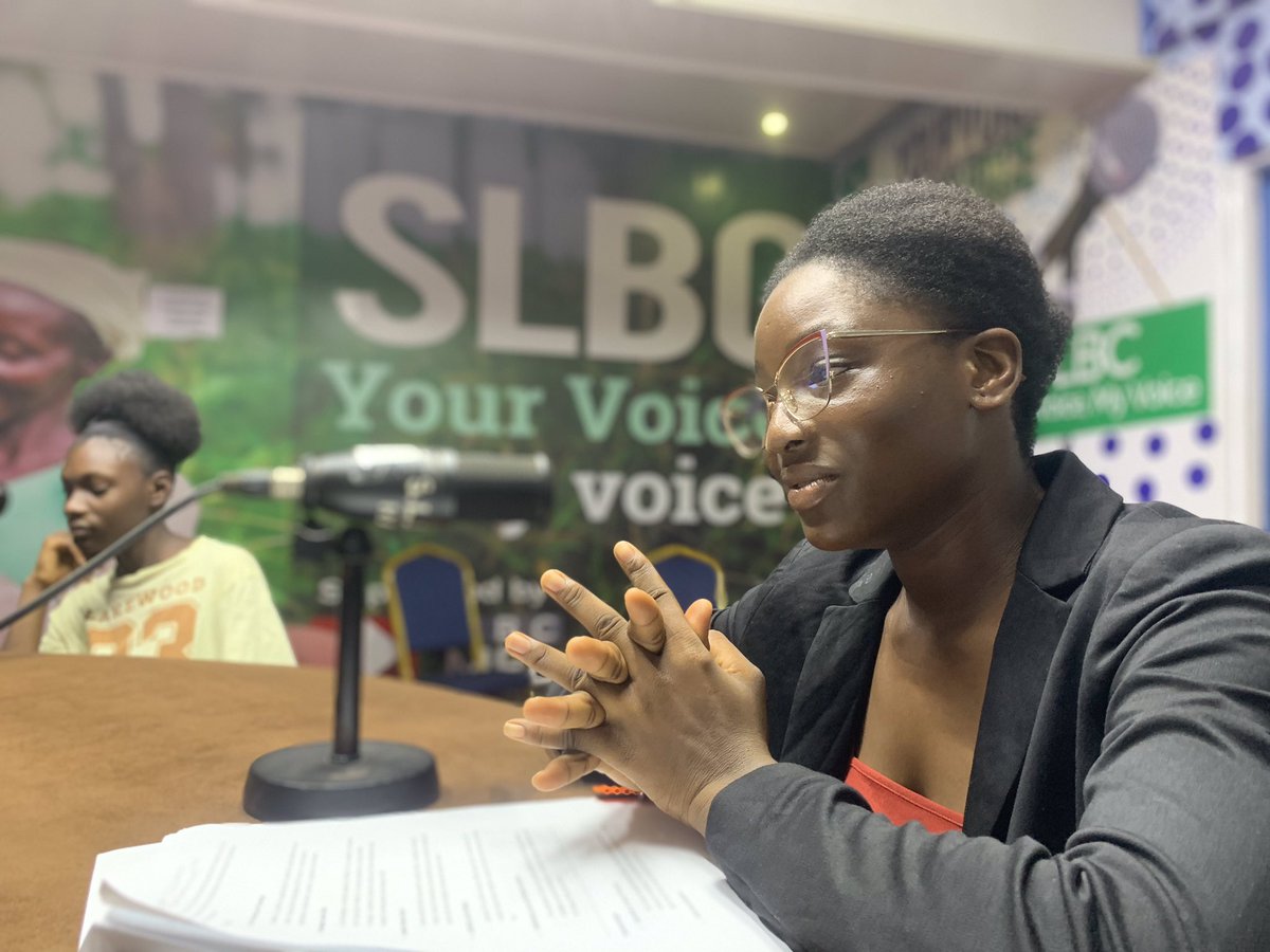 In this week’s edition of the #NassnetTalkShow, we hosted representatives from CFN &amp; Girls Wing and successful discussed on their ongoing “#Valentine is not for Kids campaign.” Thus, it was a great conversation! 💙🤍 #Radiotalk #SaloneX #youth__world #SEVENTEEN