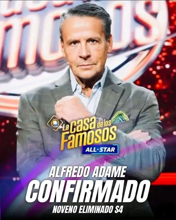 PedroLouvier23's tweet photo. INFORMACIÓN ℹ️ EN #EXCLUSIVA  👇 

ME INFORMAN QUE ESTA EL MOMENTO EL SEÑOR ALFREDO ADAME #ENCABEZA LAS VOTACIONES DE LA CASA DE LOS FAMOSOS ALL STARS.

[ EN ULTIMO LUGAR HAY UN EMPATE ENTRE QUEVEDO Y DEL TORO Y CUALQUIERA PUEDE SALIR. ]

#LCDLF5        #LCDLFAllStars https://t.co/m8xpAZBlS6