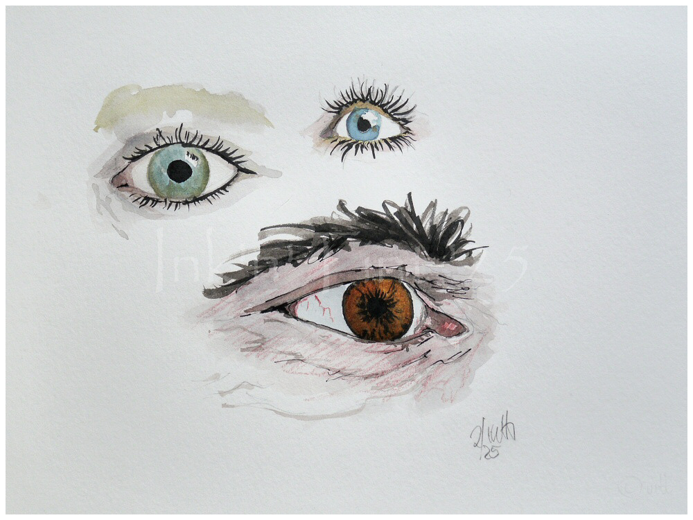06/25 für #inkNtint  
#Auge  
#kleineKunstklasse