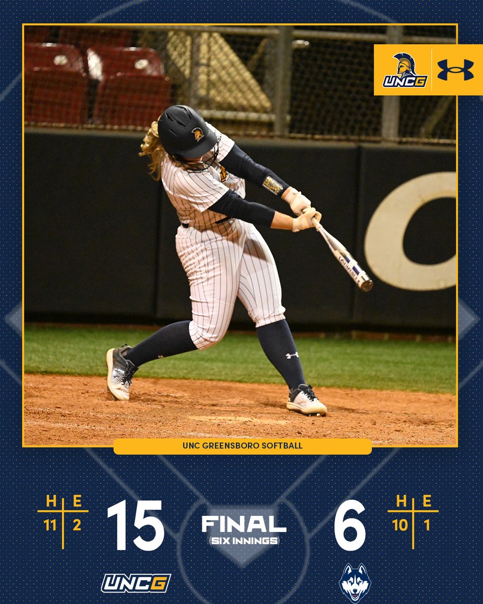 SPARTAN VICTORY ‼️

🥎 Meredith Harwood leads the game with two homers!
🥎 Grace Loftin &amp; Macy Michael lead with three runs apiece! 
🥎 Loftin paces with three hits! 

#letsgoG