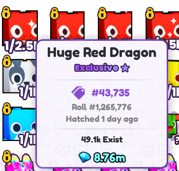 So I'm giving this away.. BUT
1. Whose Bob?
2. Whose Bob's brother?
3. Whose Bob's cousin?

I'll be picking 1 person and make sure to post your username for this huge on Pets Go! #PetSimulator99 #ps99 #PetSim99 #petsimulator99giveaway #PetsGo