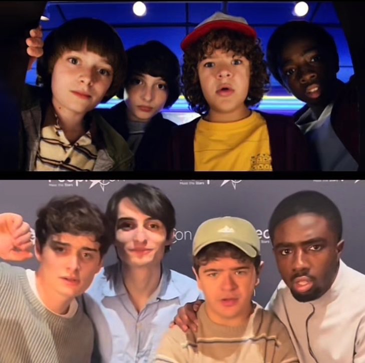 Not kids anymore… #StrangerThings