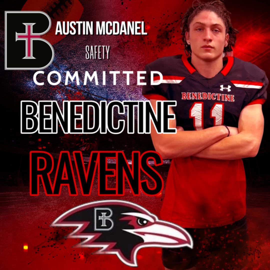 First I want to say thank you to My lord and savior Jesus Christ! After talking with my family and visiting campus. I’ve made my decision and I’ll be committing to Benedictine college! I also want to say thank you to all my coaches and teammates that have made this possible.