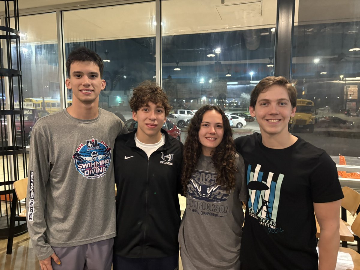 Love these Seniors! Congrats to them on a great high school swim career!