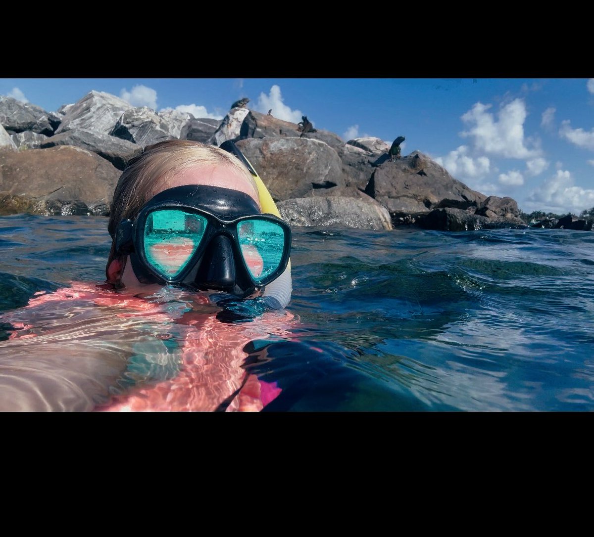 Selfie with sum iguanas
