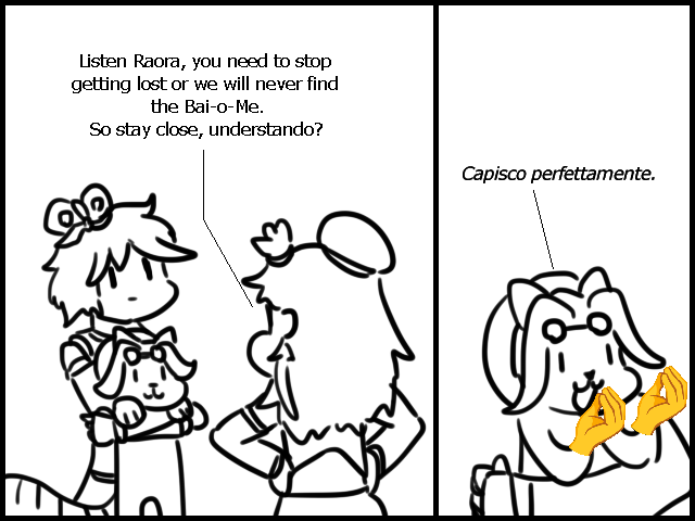 Leo3oooX's tweet photo. https://t.co/uNe3fGiH0n

It's saturday so I can finally draw some shitty comics. 
I apologize to Cecilia and Raora in advance.

#kfp #kfpmemes #kfpcomics https://t.co/04wBZbcKo7