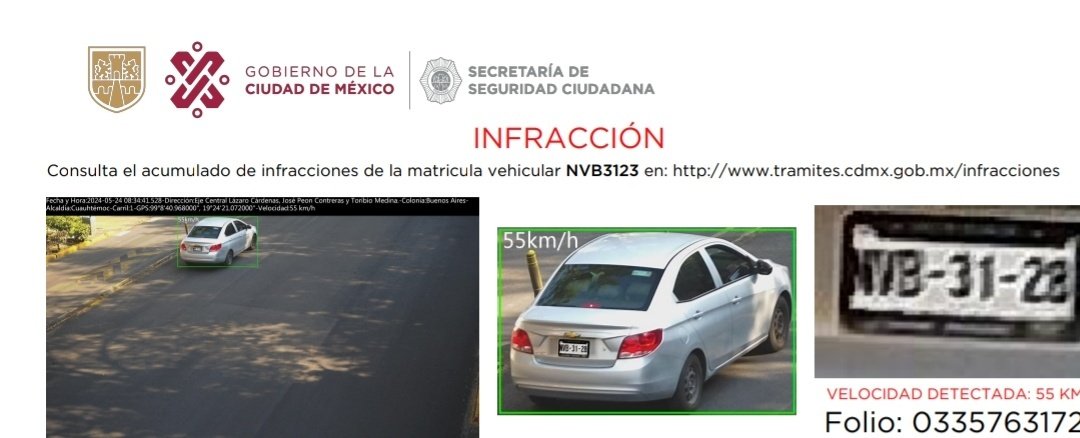 alfred_faker's tweet photo. @LaSEMOVI con quién me puedo comunicar para lo de una infracción mal sancionada?
Se equivocaron en el ultimo dígito, ese no es mi automóvil. Sí utilizan IA para capturar imágenes pónganse más atención a sus modelos porque si hay diferencia de un 3 a un 8 https://t.co/0fIpcY1snq