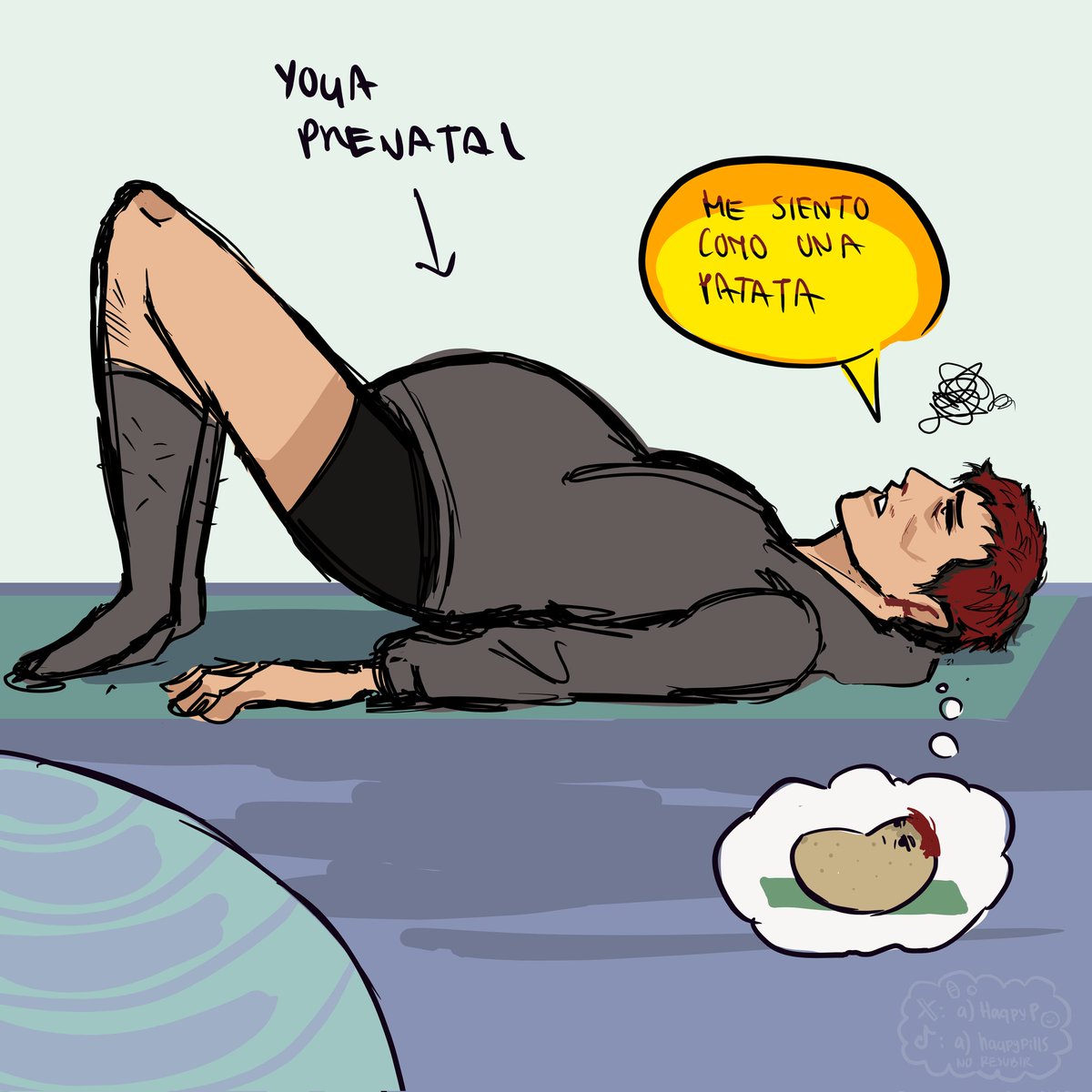 HaqpyP's tweet photo. Yoga 🧘‍♀️🧘‍♂️

456: Me siento como una papa 

001: Eres mi papita entonces ❤️‍🩹

456: ¡¿Por que copias todo lo que hago?!

#SquidGame2
#SquidGame 
#ElJuegoDelCalamar
#inhun
#456x001
#inho
#gihun https://t.co/wjiDPqUZ27