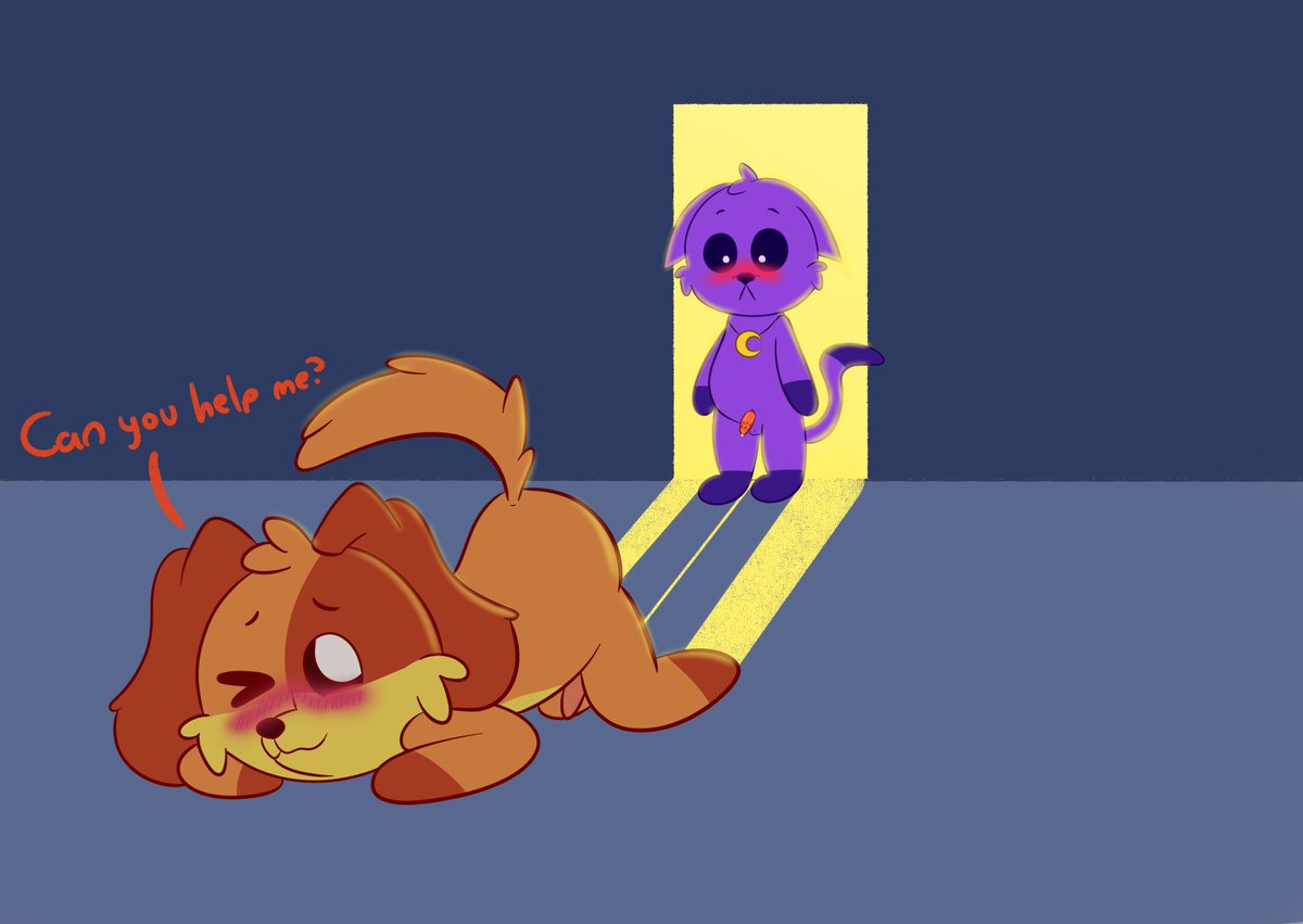 Who would not accept to help him?  

#SmilingCritters #NSFW #yiff #furryartist